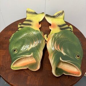 Coddies Bass Fish Flip Flops Size US(M)9-10    US(W) 10-11